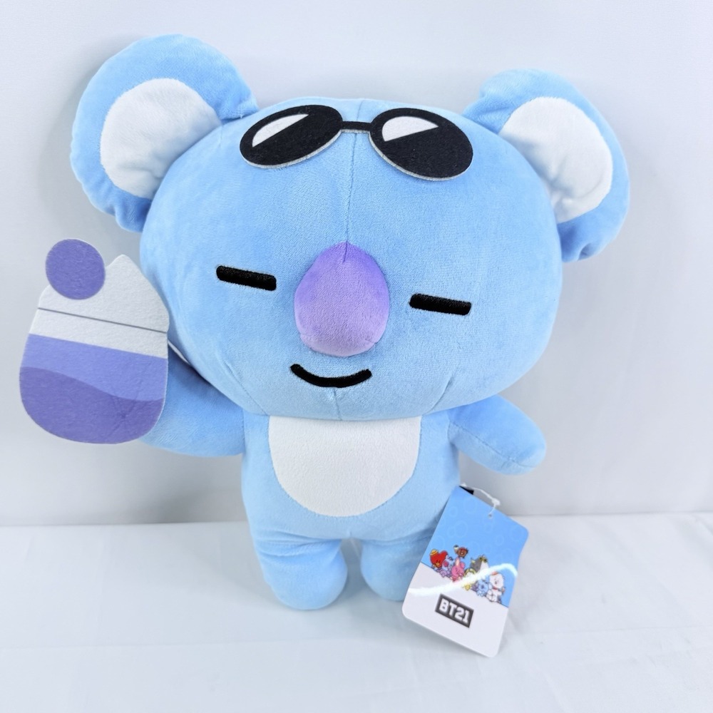 Line Friends BT21 Summer Dolce Koya 15" Blue Soft Plush GS8226 NWT